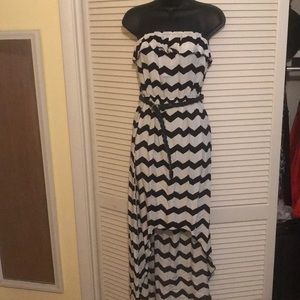 (Trixxi Girl) Macy’s strapless high low dress